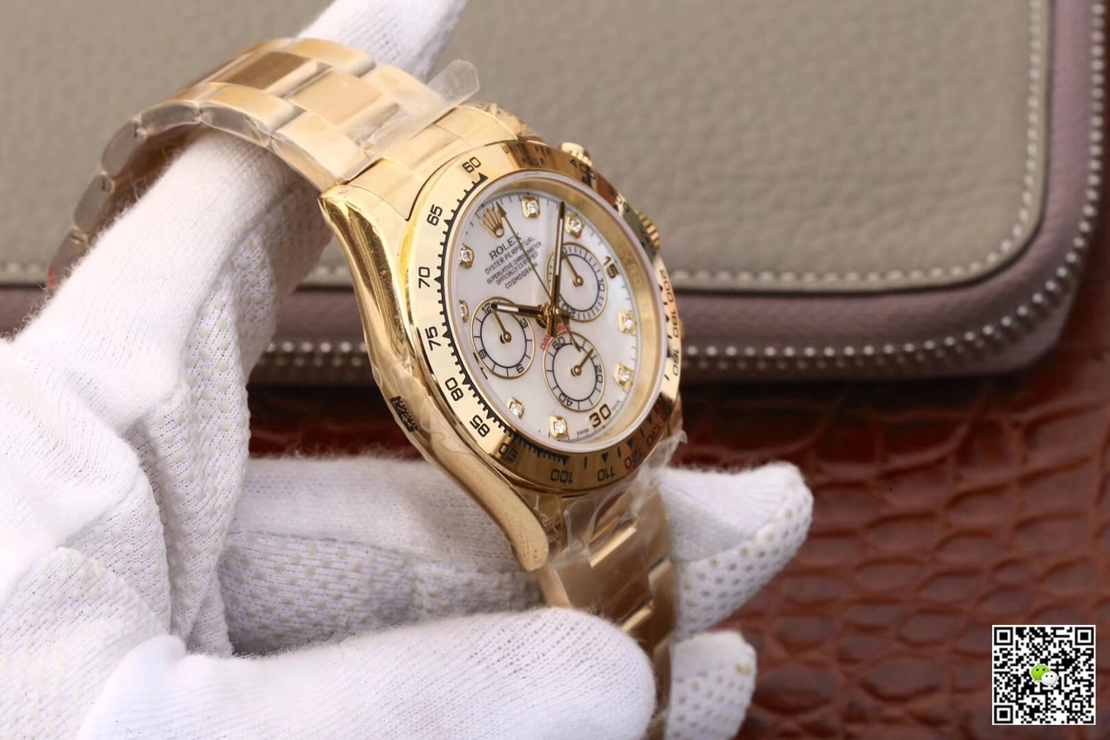 Rolex Daytona Cosmograph 116528-78598 JH Factory 1:1 Best Edition Replica Watch White Diamonds Dial