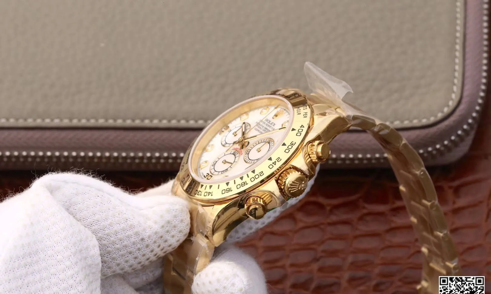 Rolex Daytona Cosmograph 116528-78598 JH Factory 1:1 Best Edition Replica Watch White Diamonds Dial