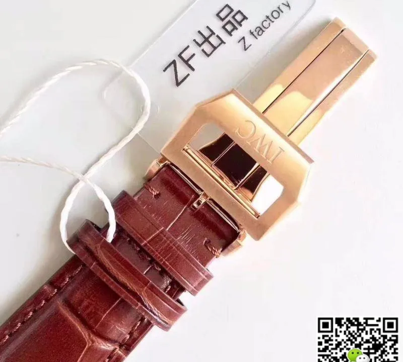 IWC Portuguese Chronograph IW371445 ZF Factory 1:1 Best Edition Replica Watch Swiss ETA7750 Rose Gold
