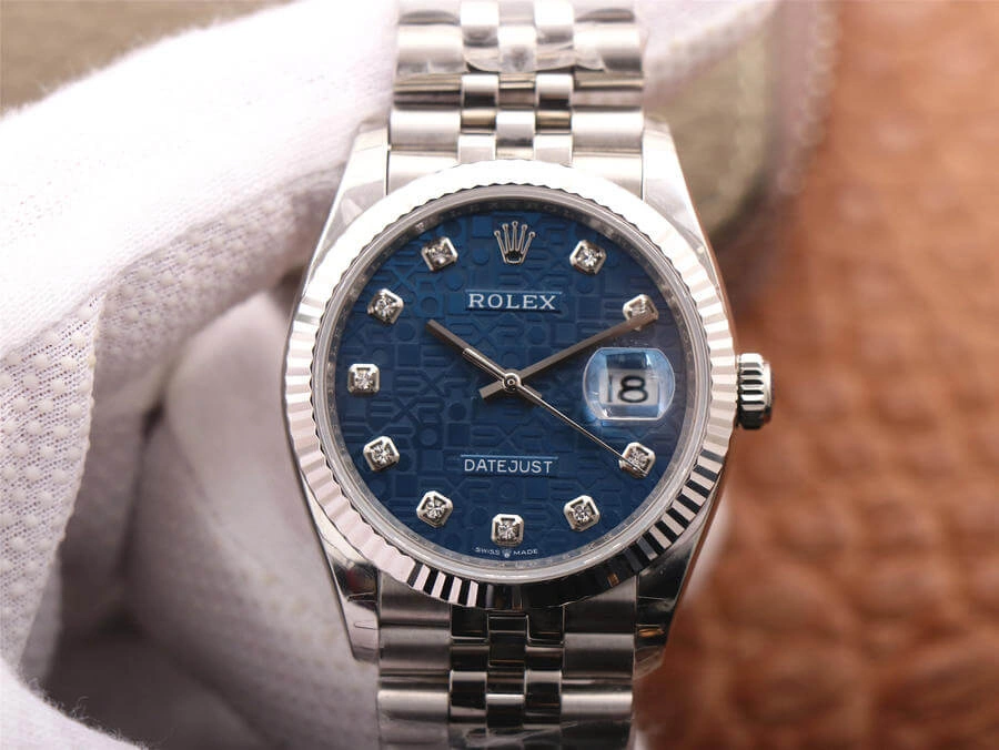 Rolex Datejust M126234-0011 EW Factory 1:1 Best Edition Replica Watch Diamond Dial