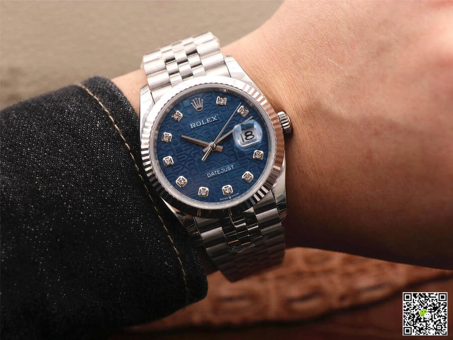 Rolex Datejust M126234-0011 EW Factory 1:1 Best Edition Replica Watch Diamond Dial
