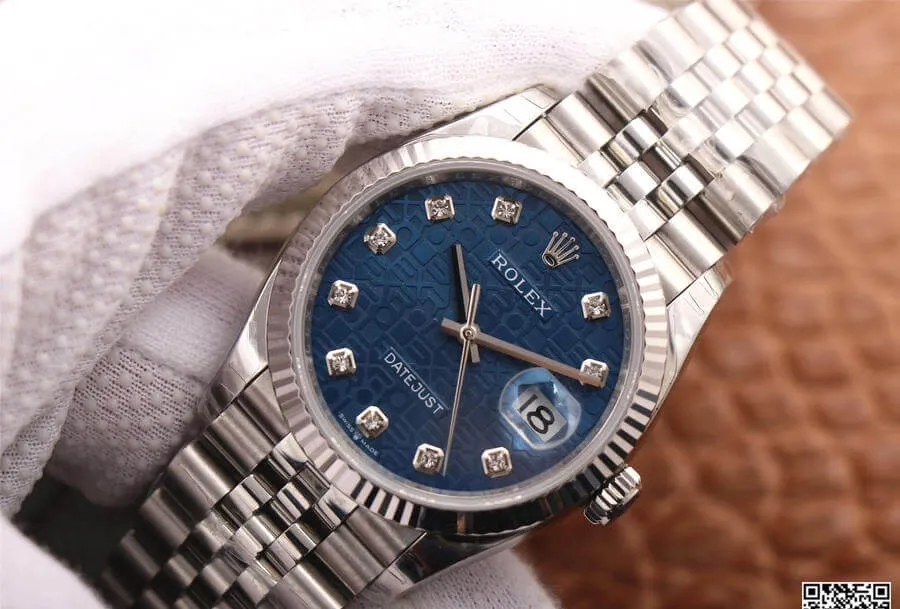 Rolex Datejust M126234-0011 EW Factory 1:1 Best Edition Replica Watch Diamond Dial