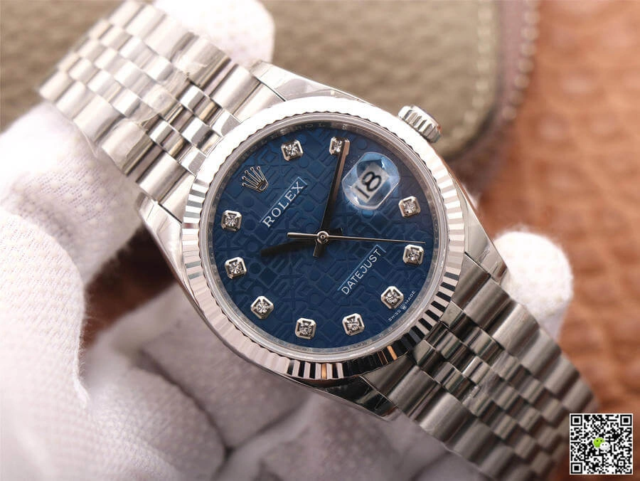 Rolex Datejust M126234-0011 EW Factory 1:1 Best Edition Replica Watch Diamond Dial