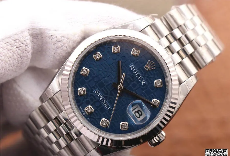 Rolex Datejust M126234-0011 EW Factory 1:1 Best Edition Replica Watch Diamond Dial