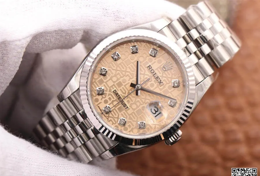 Rolex Datejust M126234-0023 EW Factory 1:1 Best Edition Replica Watch Diamond Dial