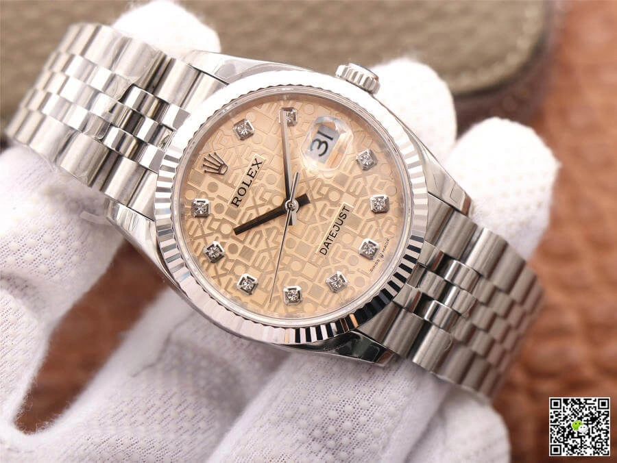 Rolex Datejust M126234-0023 EW Factory 1:1 Best Edition Replica Watch Diamond Dial