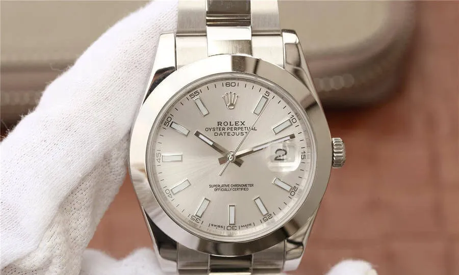 Rolex Datejust M126300-0005 EW Factory 1:1 Best Edition Replica Watch Silver Strap