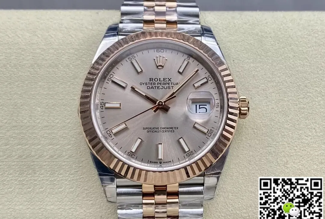 Rolex Datejust M126331-0010 VS Factory 1:1 Best Edition Replica Watch Silver Strap