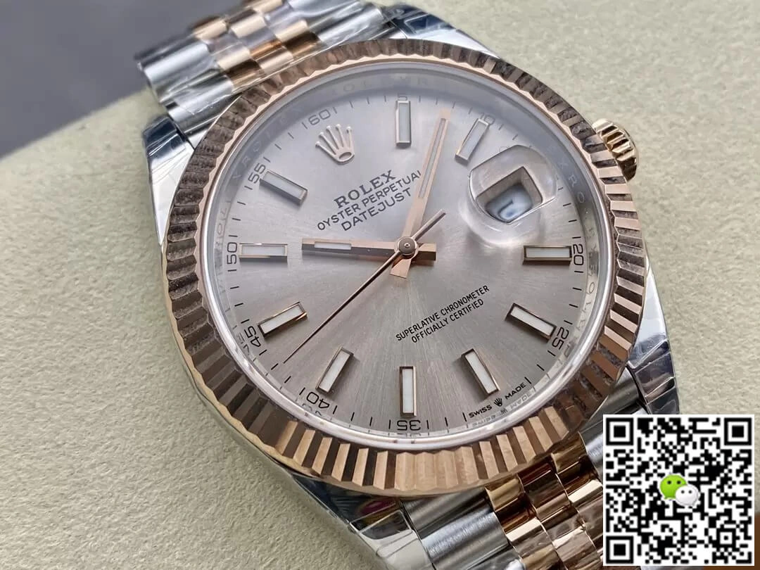 Rolex Datejust M126331-0010 VS Factory 1:1 Best Edition Replica Watch Silver Strap