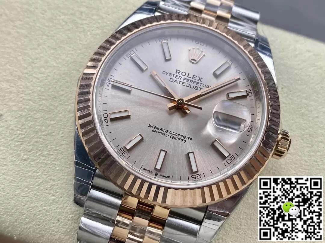 Rolex Datejust M126331-0010 VS Factory 1:1 Best Edition Replica Watch Silver Strap