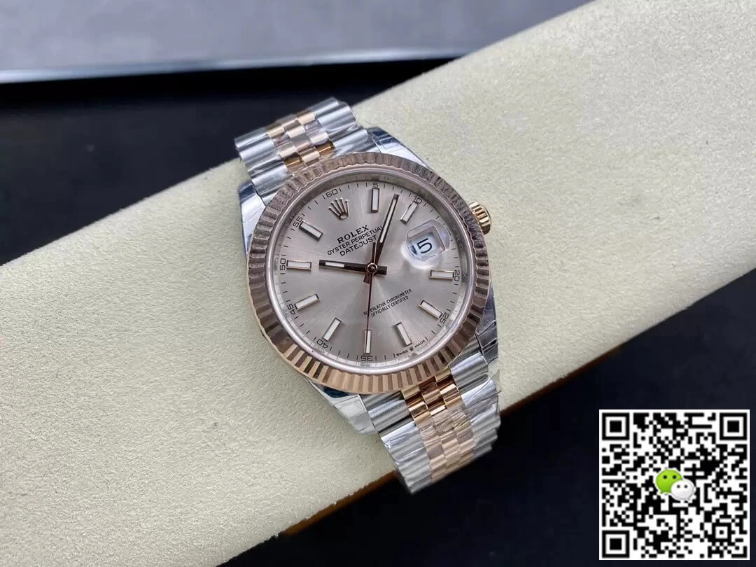 Rolex Datejust M126331-0010 VS Factory 1:1 Best Edition Replica Watch Silver Strap