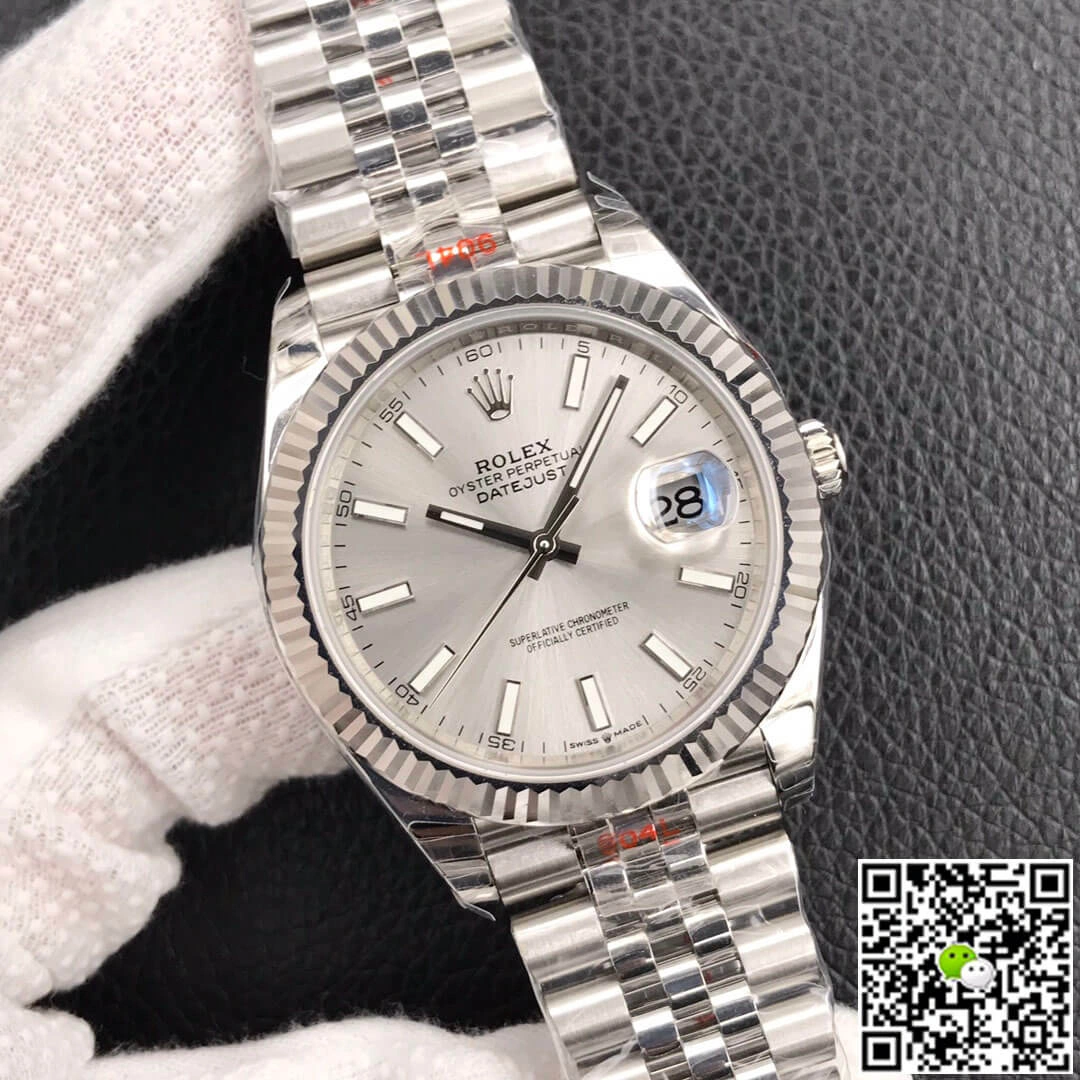 Rolex Datejust M126334-0004 EW Factory 1:1 Best Edition Replica Watch Silver Strap