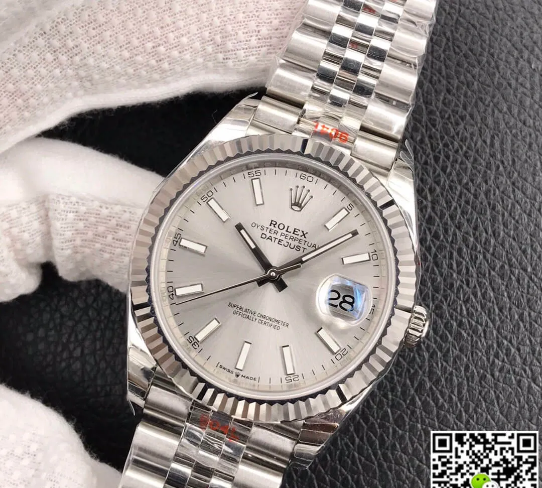 Rolex Datejust M126334-0004 EW Factory 1:1 Best Edition Replica Watch Silver Strap