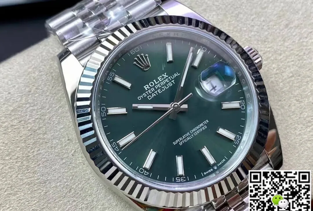 Rolex Datejust M126334-0027 Clean Factory1:1 Best Edition Replica Watch Green Dial