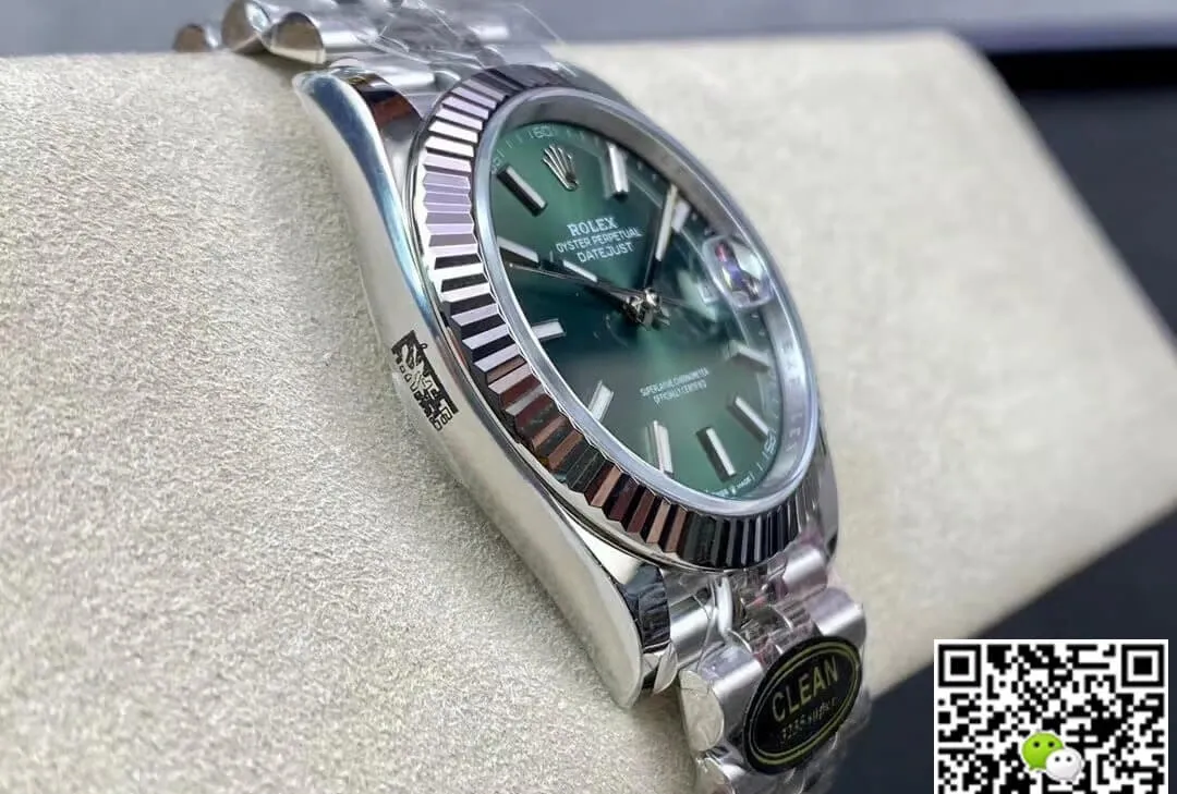 Rolex Datejust M126334-0027 Clean Factory1:1 Best Edition Replica Watch Green Dial