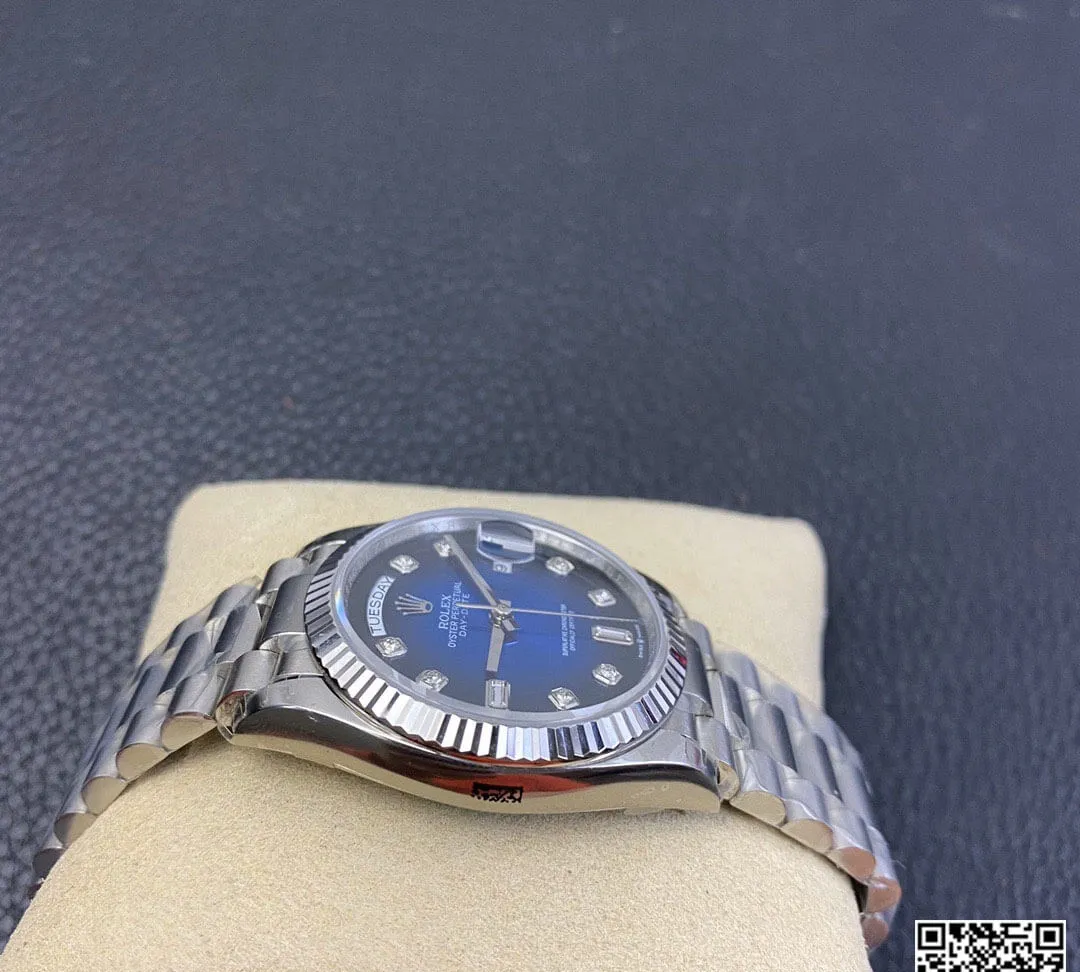 Rolex Day Date M128239-0023 EW Factory 1:1 Best Edition Replica Watch Diamond Dial