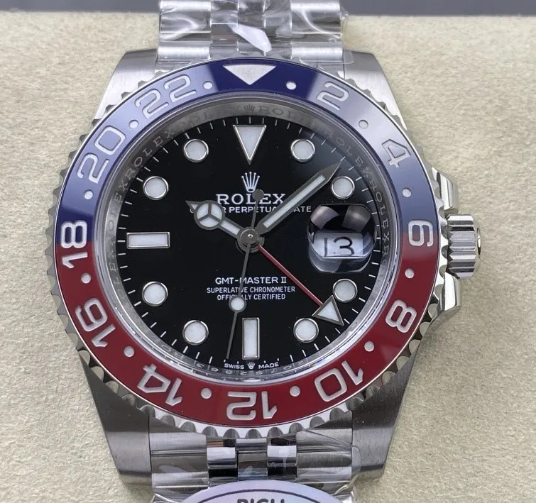 RICH Factory Rolex GMT Master II m126710blro-0001 Large Calendar 1:1 Best Edition Replica Watch