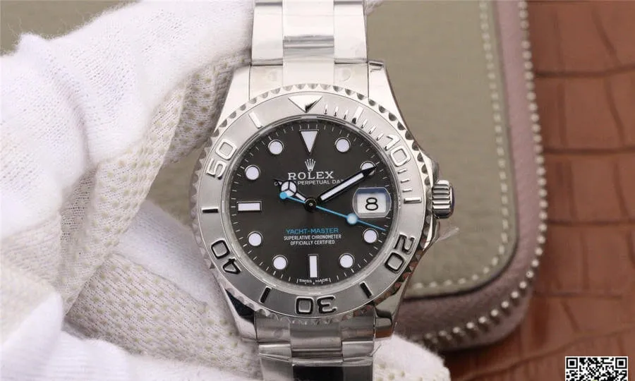 Rolex Yacht Master 268622-0002 AR Factory 1:1 Best Edition Replica Watch Grey Dial