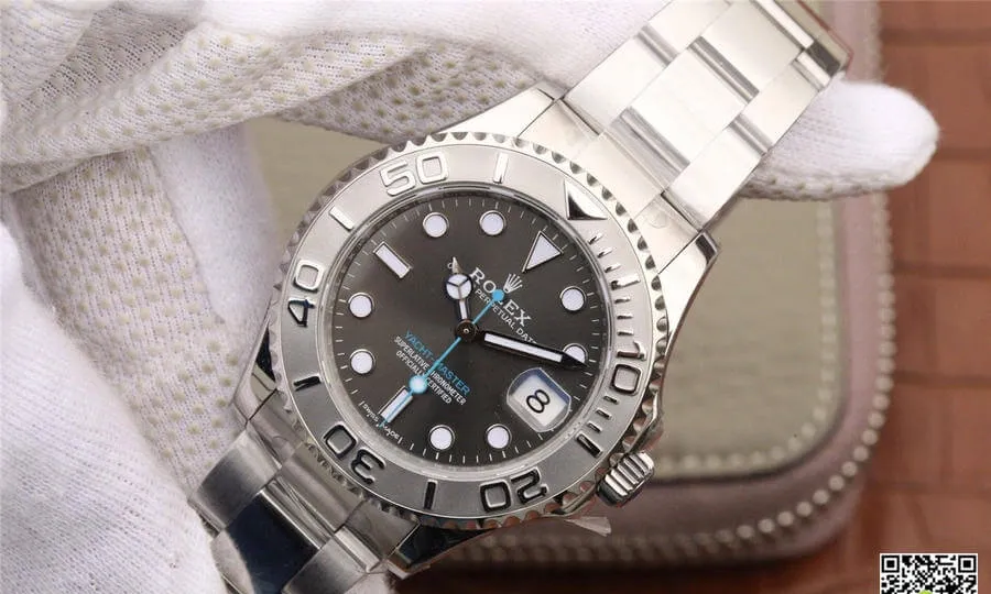 Rolex Yacht Master 268622-0002 AR Factory 1:1 Best Edition Replica Watch Grey Dial