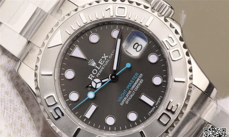 Rolex Yacht Master 268622-0002 AR Factory 1:1 Best Edition Replica Watch Grey Dial