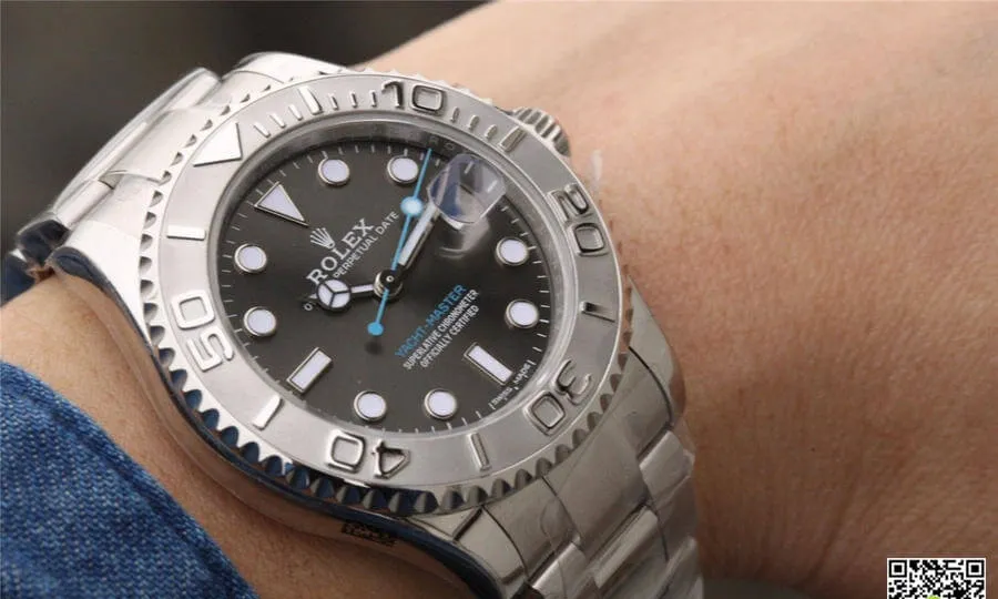 Rolex Yacht Master 268622-0002 AR Factory 1:1 Best Edition Replica Watch Grey Dial
