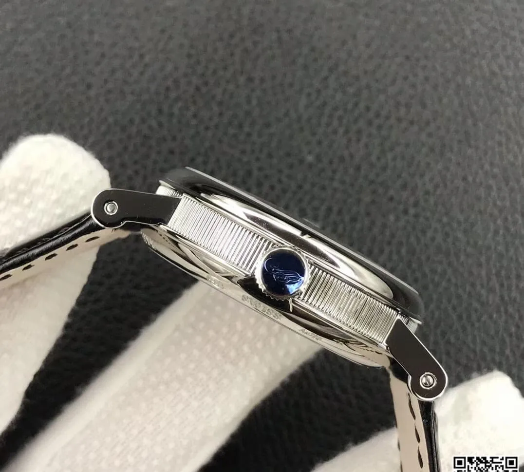 Breguet Tradition 7097 7097BB G1 9WU ZF Factory 1:1 Best Edition Replica Watch Black Leather Strap