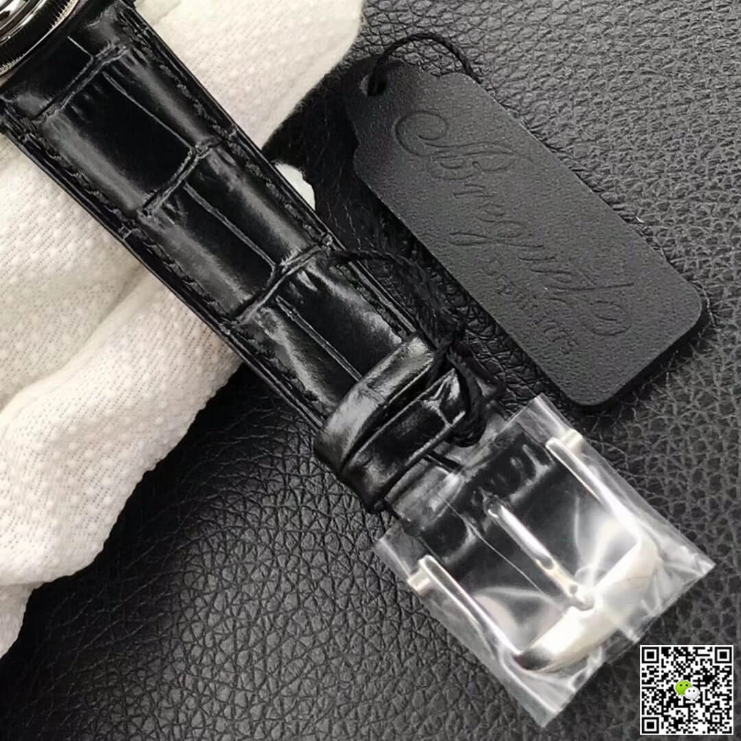 Breguet Tradition 7097 7097BB G1 9WU ZF Factory 1:1 Best Edition Replica Watch Black Leather Strap