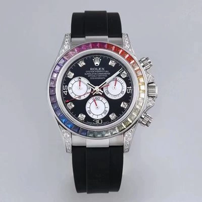 Rolex Daytona 116599RBOW BL Factory 1:1 Best Edition Replica Watch Black Dial Swiss ETA4130