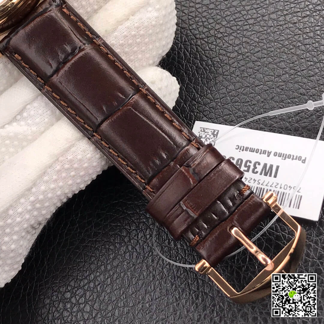 IWC Portofino Moon Phase IW459401 MKS Factory 1:1 Best Edition Replica Watch Brown Leather Strap