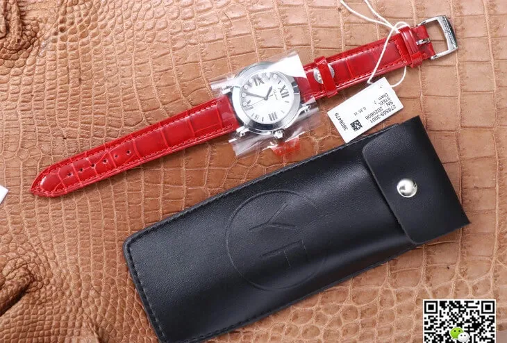 Chopard Happy Sport 278492-9001 YF Factory 1:1 Best Edition Replica Watch Red Strap