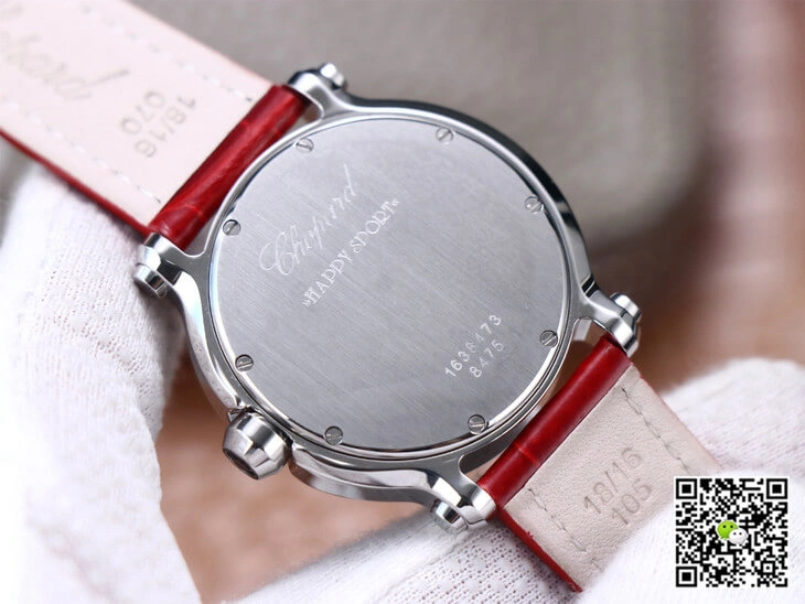 Chopard Happy Sport 278492-9001 YF Factory 1:1 Best Edition Replica Watch Red Strap