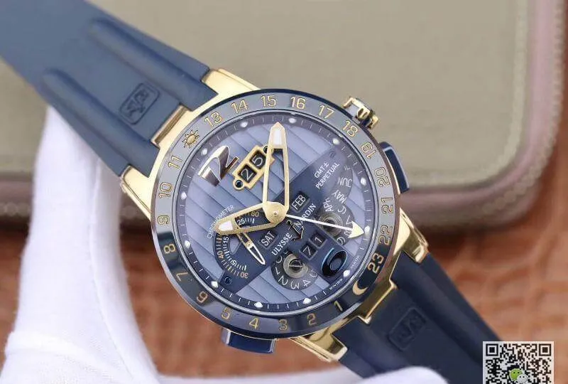 Ulysse Nardin El Toro 322-00-3 BQ All Working GMT Calendar Mechanical Watches 1:1 Best Edition Replica Watch Swiss UN-32