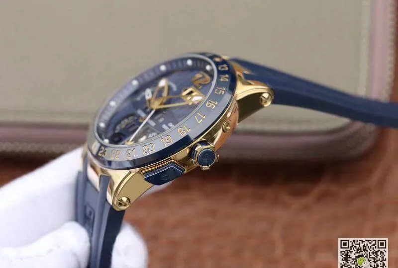 Ulysse Nardin El Toro 322-00-3 BQ All Working GMT Calendar Mechanical Watches 1:1 Best Edition Replica Watch Swiss UN-32