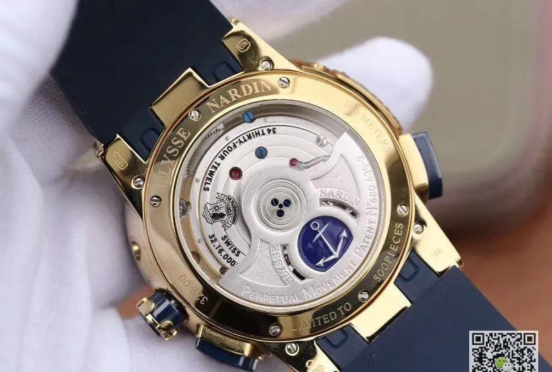 Ulysse Nardin El Toro 322-00-3 BQ All Working GMT Calendar Mechanical Watches 1:1 Best Edition Replica Watch Swiss UN-32