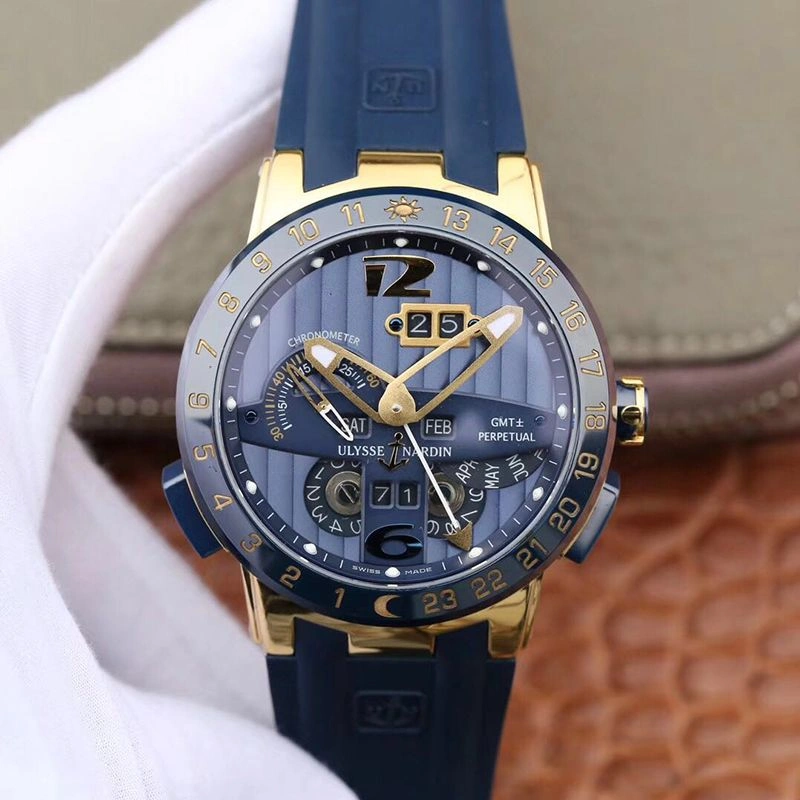 Ulysse Nardin El Toro 322-00-3 BQ All Working GMT Calendar Mechanical Watches 1:1 Best Edition Replica Watch Swiss UN-32