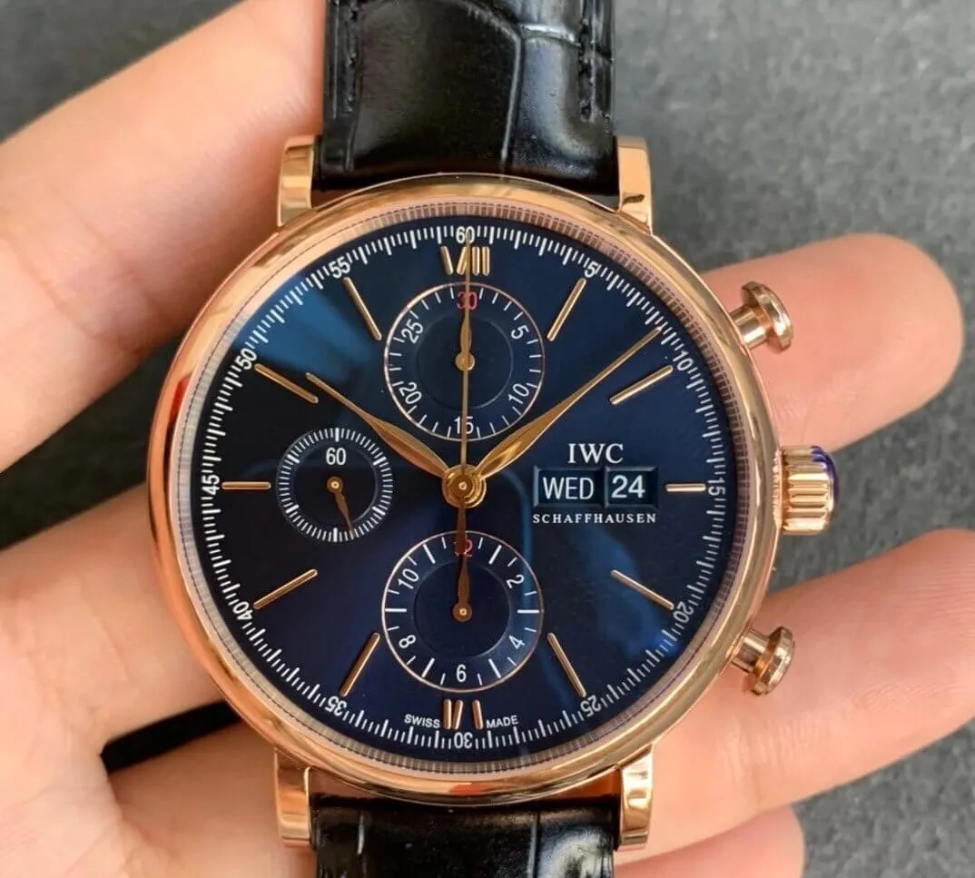 IWC Portofino IW391035 ZF Factory 1:1 Best Edition Replica Watch Stainless Steel Bezel