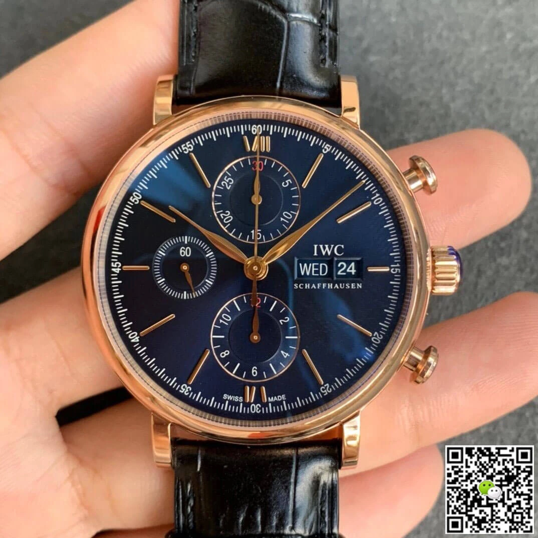 IWC Portofino IW391035 ZF Factory 1:1 Best Edition Replica Watch Stainless Steel Bezel