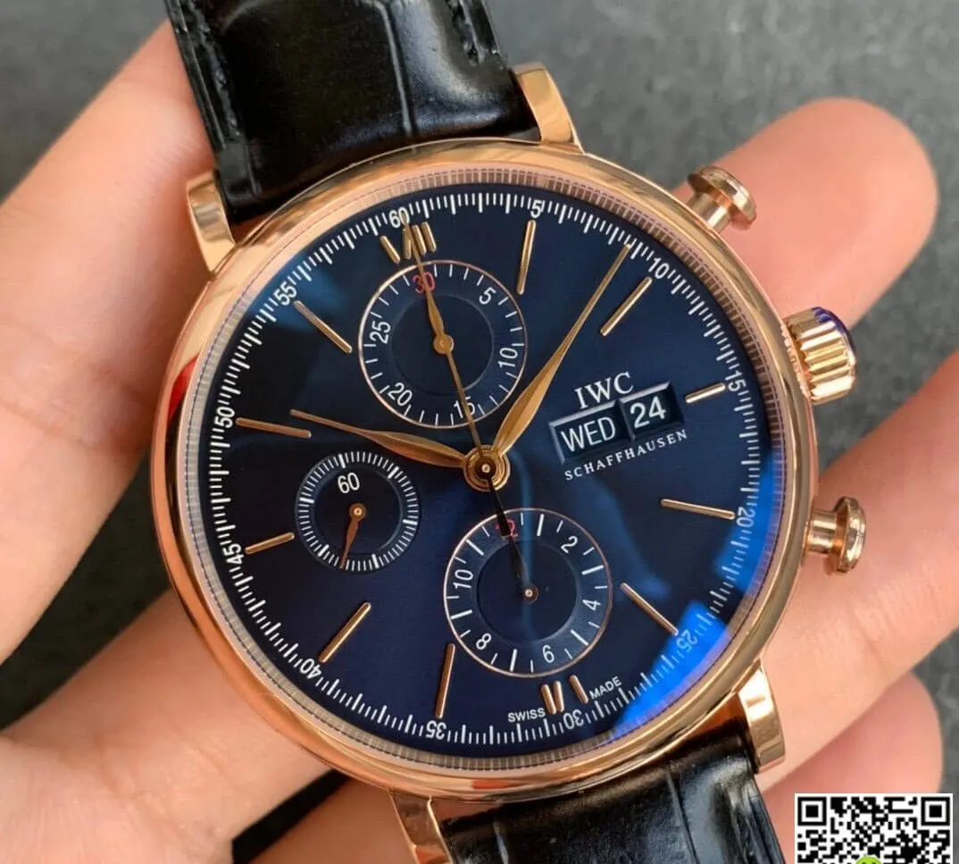 IWC Portofino IW391035 ZF Factory 1:1 Best Edition Replica Watch Stainless Steel Bezel