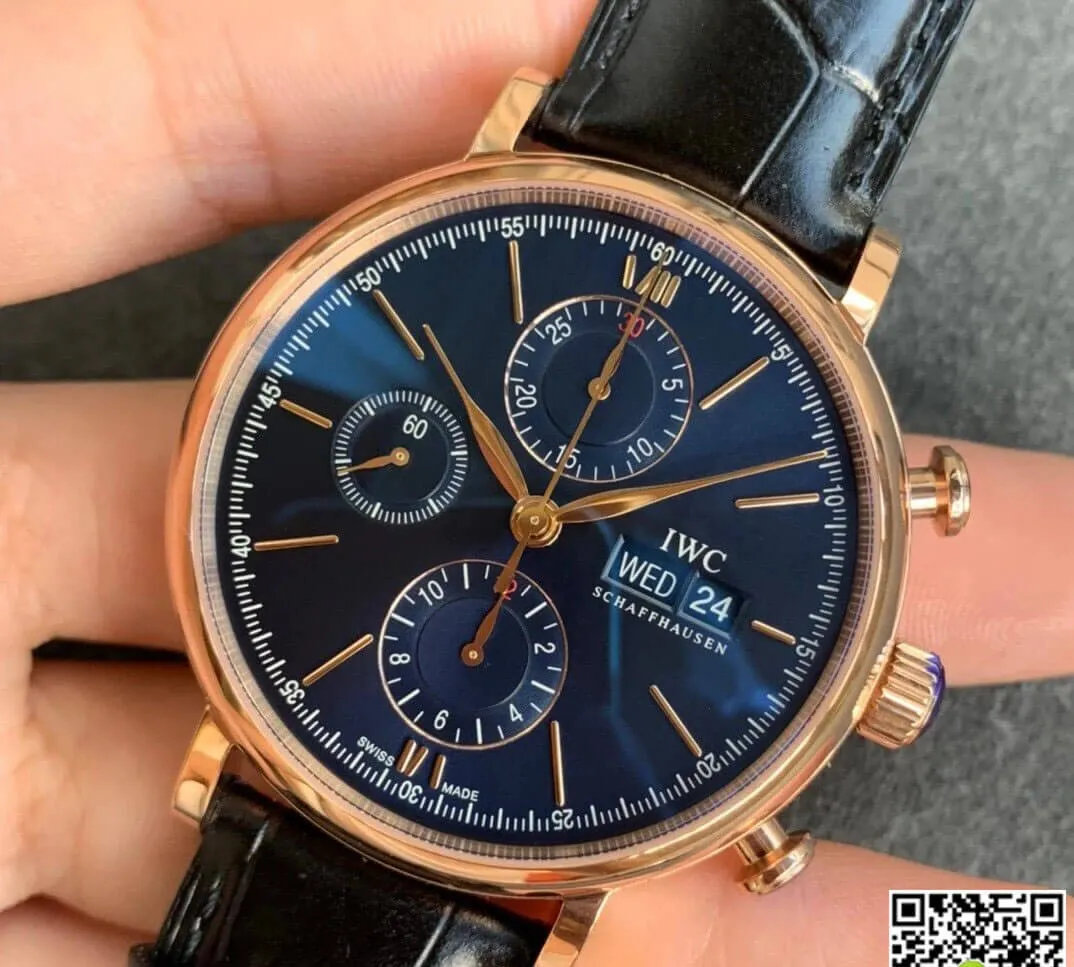 IWC Portofino IW391035 ZF Factory 1:1 Best Edition Replica Watch Stainless Steel Bezel