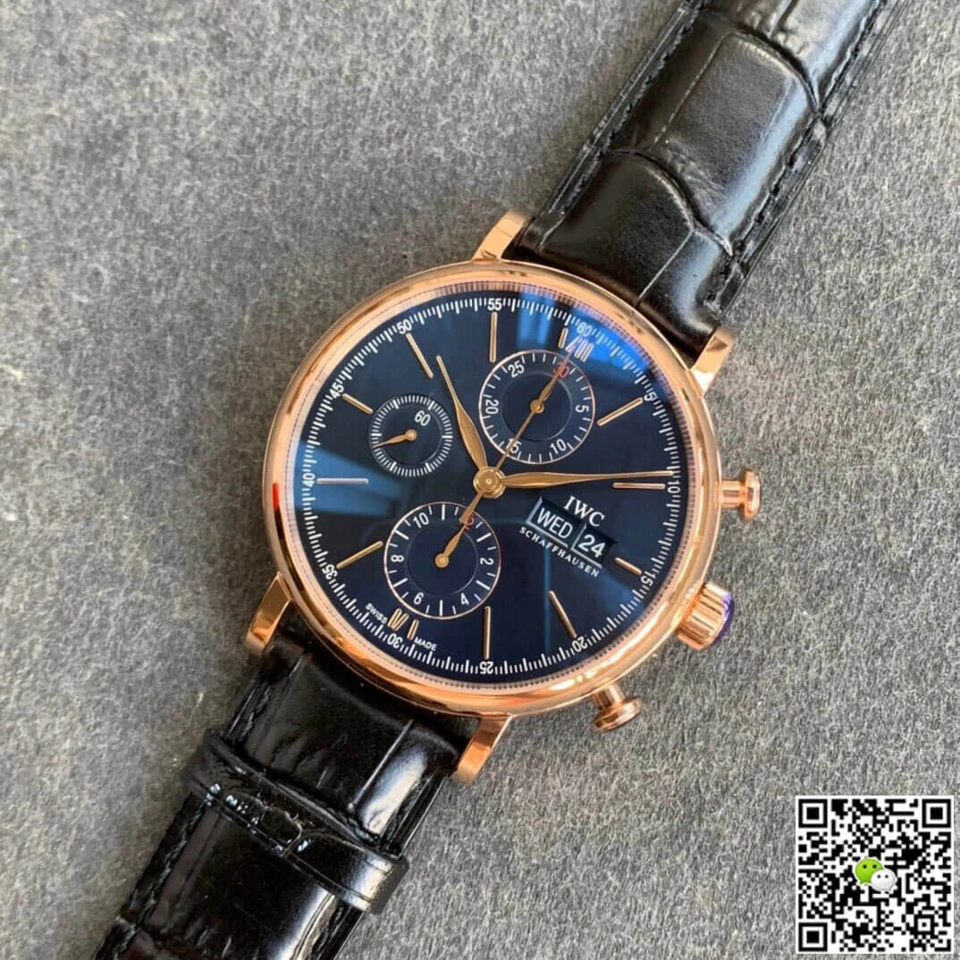 IWC Portofino IW391035 ZF Factory 1:1 Best Edition Replica Watch Stainless Steel Bezel