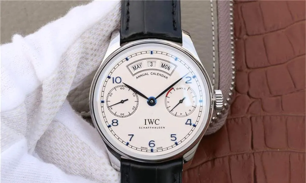 IWC Portugieser IW503501 ZF Factory 1:1 Best Edition Replica Watch Black Leather Strap