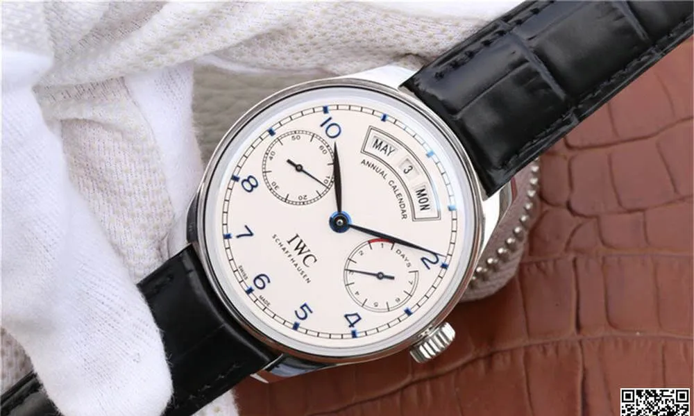 IWC Portugieser IW503501 ZF Factory 1:1 Best Edition Replica Watch Black Leather Strap