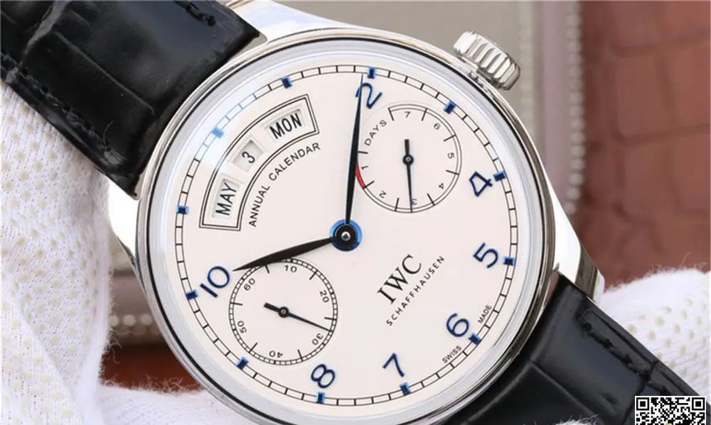 IWC Portugieser IW503501 ZF Factory 1:1 Best Edition Replica Watch Black Leather Strap