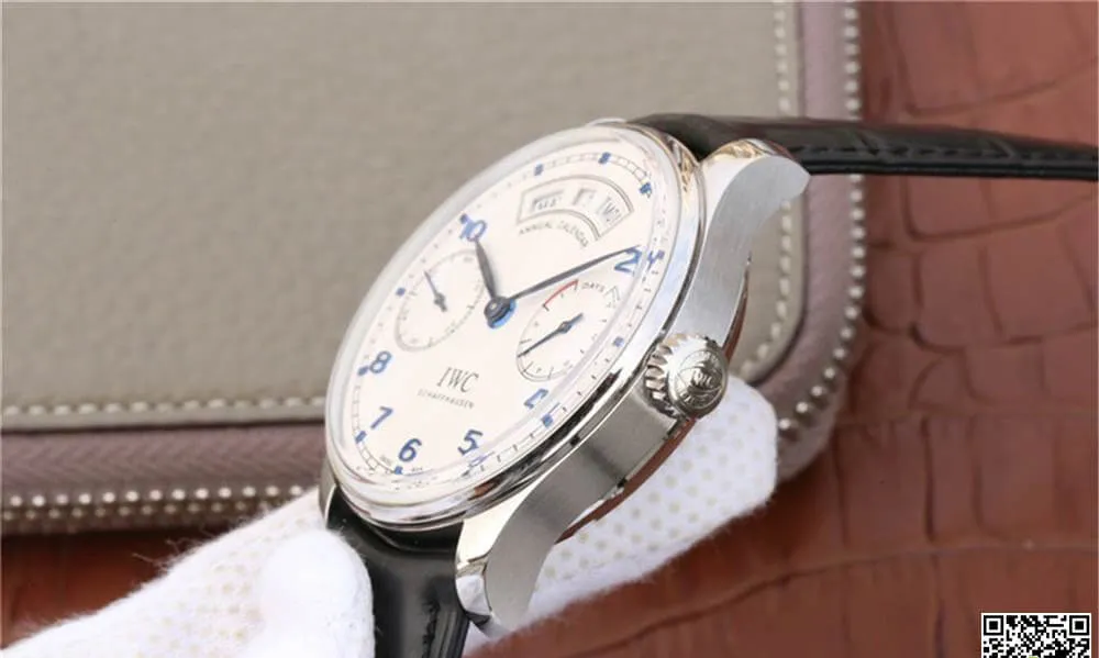 IWC Portugieser IW503501 ZF Factory 1:1 Best Edition Replica Watch Black Leather Strap