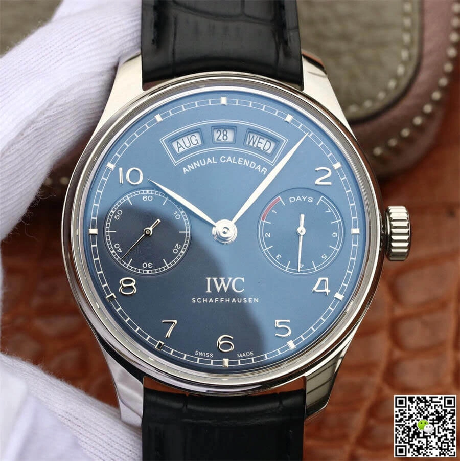 IWC Portugieser IW503502 ZF Factory 1:1 Best Edition Replica Watch Black Leather Strap