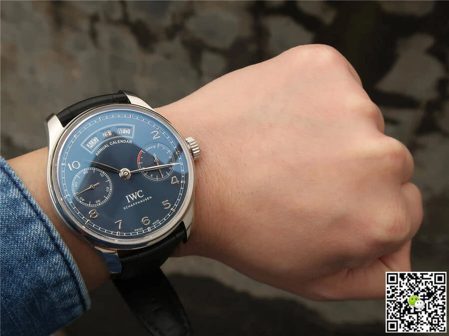 IWC Portugieser IW503502 ZF Factory 1:1 Best Edition Replica Watch Black Leather Strap
