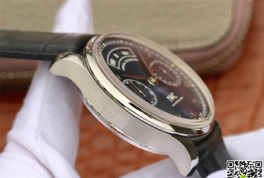 IWC Portugieser IW503502 ZF Factory 1:1 Best Edition Replica Watch Black Leather Strap
