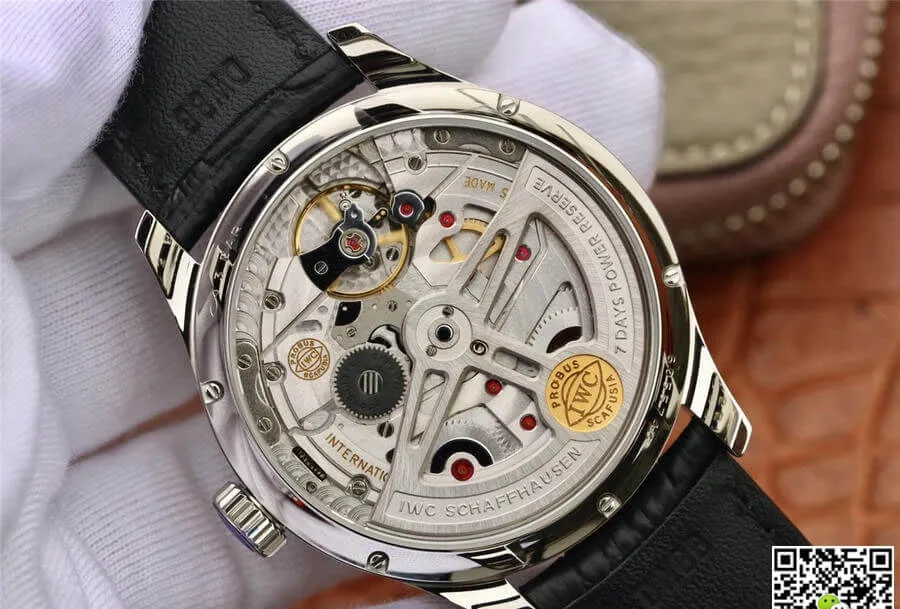 IWC Portugieser IW503502 ZF Factory 1:1 Best Edition Replica Watch Black Leather Strap