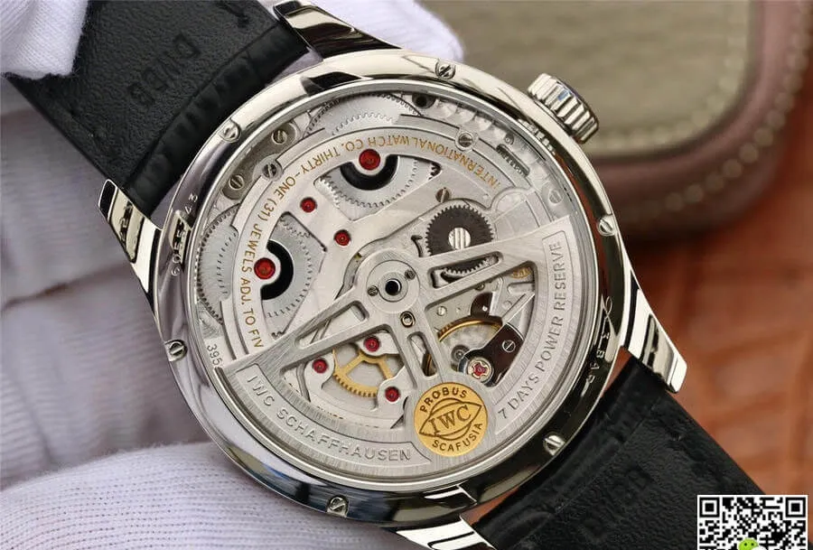 IWC Portugieser IW503502 ZF Factory 1:1 Best Edition Replica Watch Black Leather Strap