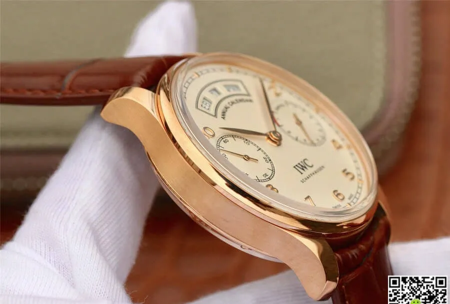 IWC Portugieser IW503504 ZF Factory 1:1 Best Edition Replica Watch Brown Leather Strap